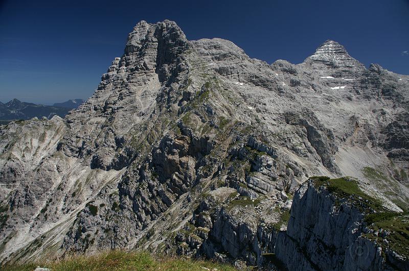 PICT71933_070714_Seehorn_Loferer.jpg - Loferer Steinberge, Blick vom Heimkehrerkreuz zum Seehorn