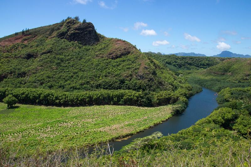 150605_1101_A09344_OpaekaaFalls.jpg - Gleicher Aussichtspunkt, Blick in die andere Richtung: Wailua River